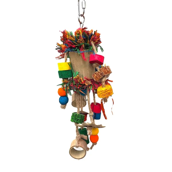 thumbnail image 2 of Parakeet Toys,Paradise Series Aurora's Amulet Handmade Bird Toy Parrot... 2 of 14