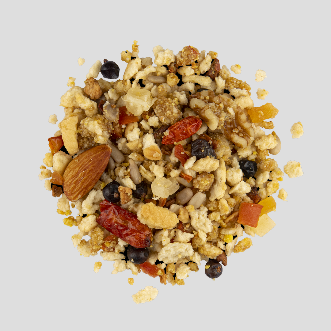 Влажна яйчна храна с ядки и плодове 200 гр. - CéDé Egg Food Moist Allround Nuts & Fruit Coarse - Image 2